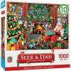 MasterPieces 1000 Piece Seek & Find Jigsaw Puzzle for Adults, Family, Or Youth – Van Life – 19.25″x26.75″(Christmas Surprise)