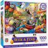 MasterPieces 1000 Piece Seek & Find Jigsaw Puzzle for Adults, Family, Or Youth – Van Life – 19.25″x26.75″(Greenhouse Gone Wild)