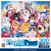 MasterPieces 300 Piece EZ Grip Jigsaw Puzzle – A Lazy Afternoon – 18″x24″(Snuggle in the Petals)