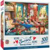 MasterPieces 550 Piece Jigsaw Puzzle for Adults, Family, Or Youth – Pet’s Play Room – 18″x24″(Baking Bread)