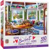 MasterPieces 550 Piece Jigsaw Puzzle for Adults, Family, Or Youth – Pet’s Play Room – 18″x24″(Puzzler’s Retreat)