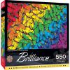 MasterPieces 550 Piece Jigsaw Puzzle for Adults and Family – Fall Frenzy – 18″x24″(Fluttering Rainbow)