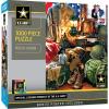 MasterPieces US Army Firepower 1000 Piece Jigsaw Puzzle – Jigsaw Puzzle with Vibrant Artwork and Durable Pieces – Fun Family Activity, Brain Challenge, and Educational Entertainment for Kids or Teens(Men of Honor)