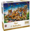 Masterpieces 300 Piece EZ Grip Jigsaw Puzzle – Tiger & Butterflies – 18″x24″(500 Piece)