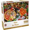 Masterpieces 300 Piece EZ Grip Jigsaw Puzzle – Viva la Pizza – 18″x24″(1000 Piece)