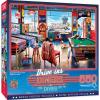 Masterpieces 550 Piece Jigsaw Puzzle for Adults and Family – Duffy’s Sports & Suds – 18″x24″(Pockets Pool & Pub)
