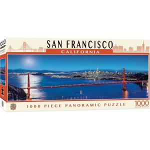 MasterPieces – 1000 Piece Jigsaw Puzzle, Boston Skyline Panoramic, Fun for Adults, Family, Kids 13″x39(San Francisco)