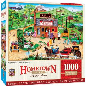 MasterPieces – 1000 Piece Jigsaw Puzzle, Changing Times, Fun for Adults, Family, Kids, 19.25″ x 26.75″(Appleton BBQ)