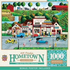MasterPieces – 1000 Piece Jigsaw Puzzle, The Old Filling Station, Fun for Adults, Family, Kids, 19.25″ x 26.75″(1000)