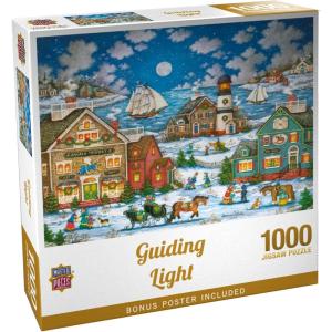 MasterPieces – 550 Piece Jigsaw Puzzle, Guiding Light, Fun for Adults, Family, Kids, 18″ x 24″(1000 Piece)