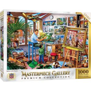 MasterPieces 1000 Piece Jigsaw Puzzle For Adults, Family, Or Youth – Gallery on The Square – 26.75″x 19.25″(Gallery on the Square)