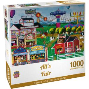 MasterPieces 1000 Piece Jigsaw Puzzle for Adults, Family, Or Youth – All’s Fair – 19.25″x26.75″(1000 Piece – USA Made)