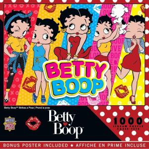 MasterPieces 1000 Piece Jigsaw Puzzle for Adults, Family, Or Youth – Boop-OOP-A-Doop – 19.25″x26.75″(Betty Boop Strikes a Pose)