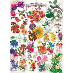 MasterPieces 1000 Piece Jigsaw Puzzle for Adults, Family, Or Youth – Farmer’s Almanac; Garden Florals – 19.25″x26.75″(Garden Florals)