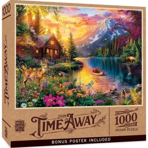MasterPieces 1000 Piece Jigsaw Puzzle for Adults, Family, Or Youth – Fishing with Pappy – 19.25″x26.75″(Evening Tranquility)