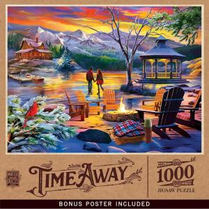 MasterPieces 1000 Piece Jigsaw Puzzle for Adults, Family, Or Youth – Fishing with Pappy – 19.25″x26.75″(Frozen Harmony)