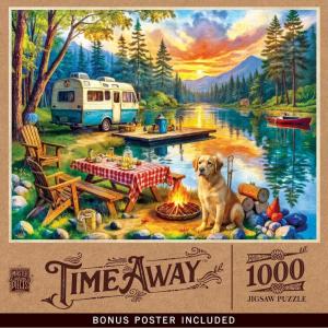 MasterPieces 1000 Piece Jigsaw Puzzle for Adults, Family, Or Youth – Fishing with Pappy – 19.25″x26.75″(The Lake is Calling)