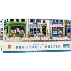 MasterPieces 1000 Piece Jigsaw Puzzle for Adults, Family, Or Youth – Flower Box Playground – 13″x39″(Afternoon in Paris)