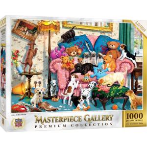 MasterPieces 1000 Piece Jigsaw Puzzle for Adults, Family, Or Youth – The Barnyard Crowd – 26.75″x 19.25″(Loose in the House)