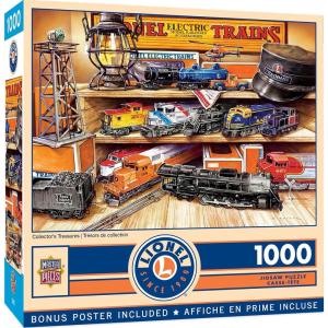 MasterPieces 1000 Piece Jigsaw Puzzle for Adults, Family, Or Youth – The Lionel Store – 19.25″x26.75″(Collectors Treasures)