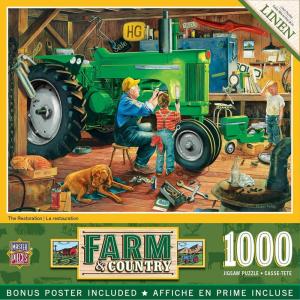 MasterPieces 1000 Piece Jigsaw Puzzle for Adults, Family, Or Youth – The Restoration – 19.25″x26.75″(1000 Piece)