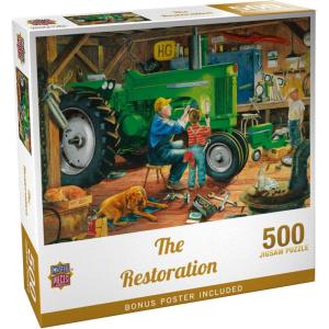 MasterPieces 1000 Piece Jigsaw Puzzle for Adults, Family, Or Youth – The Restoration – 19.25″x26.75″(500 Piece)