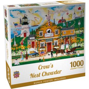 MasterPieces 300 Piece EZ Grip Jigsaw Puzzle – Crow’s Nest Chowder – 18″x24″(1000 Piece)