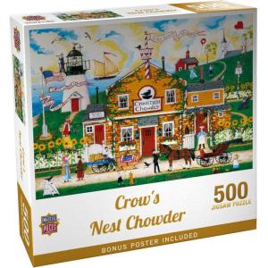 MasterPieces 300 Piece EZ Grip Jigsaw Puzzle – Crow’s Nest Chowder – 18″x24″(500 Piece)