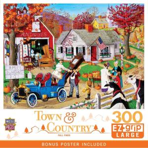 MasterPieces 300 Piece EZ Grip Jigsaw Puzzle – Fall Finds – 18″x24″(300 Piece)