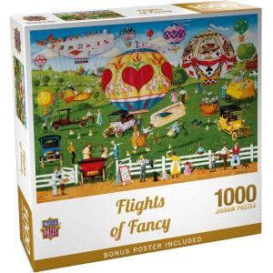 MasterPieces 300 Piece EZ Grip Jigsaw Puzzle – Flights of Fancy – 18″x24″(1000 Piece)