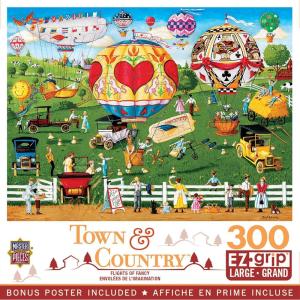 MasterPieces 300 Piece EZ Grip Jigsaw Puzzle – Flights of Fancy – 18″x24″(300 Piece)