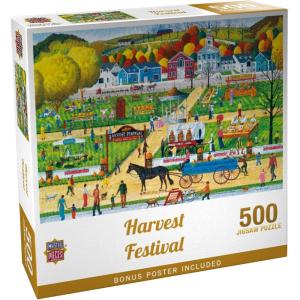 MasterPieces 300 Piece EZ Grip Jigsaw Puzzle – Havest Festival – 18″x24″(500 Piece)