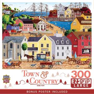 MasterPieces 300 Piece EZ Grip Jigsaw Puzzle – Home Port – 18″x24″(300 Piece)