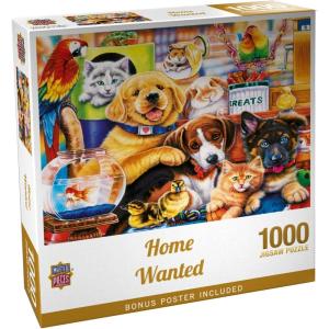 MasterPieces 300 Piece EZ Grip Jigsaw Puzzle – Home Wanted – 18″x24″(1000 Piece)