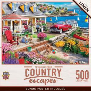 MasterPieces 500 Piece Jigsaw Puzzle for Adults, Family, Or Youth – Afternoon Escape – 15″x21″(Timeless Summer)