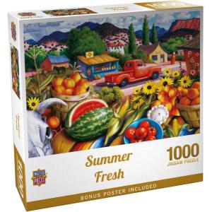MasterPieces 500 Piece Jigsaw Puzzle for Adults, Family, Or Youth – Summer Fresh – 15″x21″(1000 Piece)