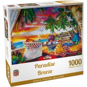 MasterPieces 550 Piece Jigsaw Puzzle for Adults, Family, Or Youth – Paradise Breeze – 18″x24″(1000 Piece)