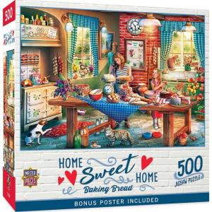 MasterPieces 550 Piece Jigsaw Puzzle for Adults, Family, Or Youth – Pet’s Play Room – 18″x24″(Baking Bread)