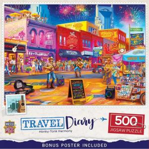 MasterPieces 550 Piece Jigsaw Puzzle for Adults, Family, Or Youth – Venice – 18″x24″(Honky-Tonk Harmony)