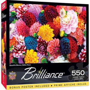 MasterPieces 550 Piece Jigsaw Puzzle for Adults and Family – Fall Frenzy – 18″x24″(Beautiful Blooms)