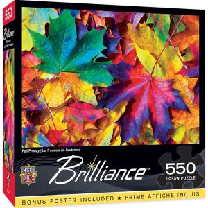 MasterPieces 550 Piece Jigsaw Puzzle for Adults and Family – Fall Frenzy – 18″x24″(Fall Frenzy)