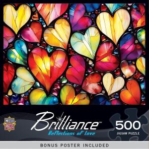 MasterPieces 550 Piece Jigsaw Puzzle for Adults and Family – Fall Frenzy – 18″x24″(Reflections of Love)
