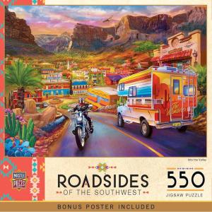 MasterPieces Roadsides of The Southwest – Into The Valley 550pc Puzzle(Into the Valley)