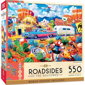 MasterPieces Roadsides of The Southwest – Into The Valley 550pc Puzzle(Off the Beaten Path)