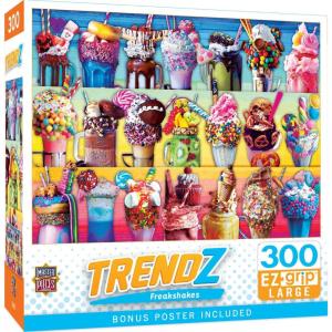 MasterPieces Trendz – Freakshakes 300pc EzGrip Puzzle Multicolor, 18″ x 24″