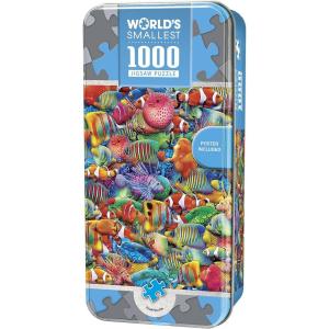 Masterpieces 1000 Piece Jigsaw Puzzle with Collectible Tin Case – All My Marbles – 11.25″x16.75″(Rainbow Flow)