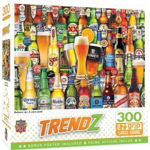 Masterpieces 300 Piece EZ Grip Jigsaw Puzzle – Bottoms Up – 18″x24″(Bottoms Up)