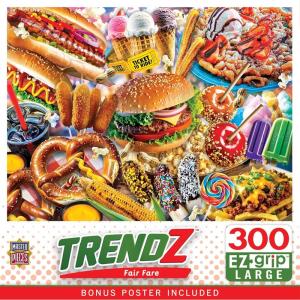 Masterpieces 300 Piece EZ Grip Jigsaw Puzzle – Bottoms Up – 18″x24″(Fair Fare)