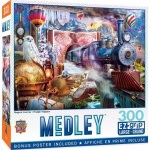 Masterpieces 300 Piece EZ Grip Jigsaw Puzzle – The Big Apple – 18″x24″(Magical Journey)