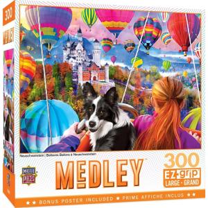 Masterpieces 300 Piece EZ Grip Jigsaw Puzzle – The Big Apple – 18″x24″(Neuschwanstein Balloons)